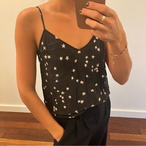 Equipment black star camisole, xs